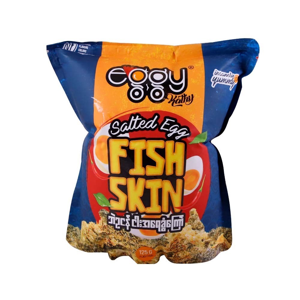 Eggy Salted Egg Fish Skin 125G