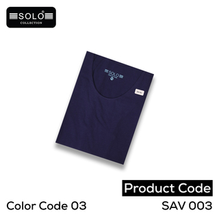 SOLO COLLLECTION Men Plain Vest SAV 003 (Code 01-Small)