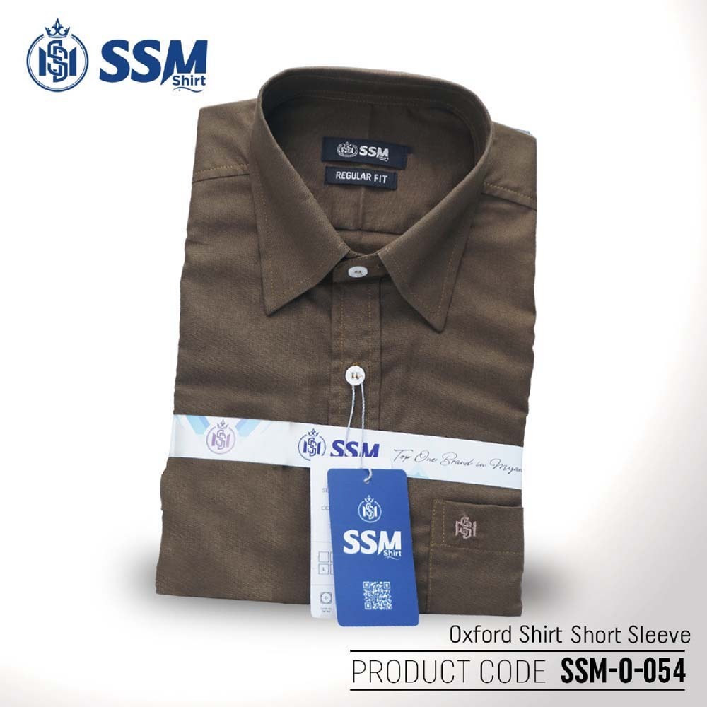 Oxford Shirt Short Sleeve 3XL (Dark Moss Green) SSM-O-P-S-054