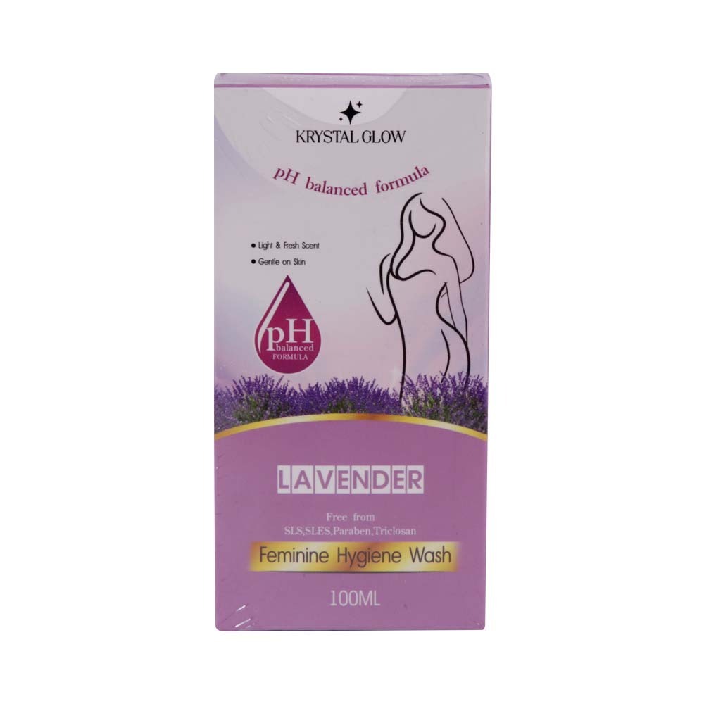 Krystal Glow Feminine Wash Lavender 100ML