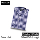 SOLO COLLLECTION SBA 002 (Long) Slim Fit Shirt Medium 14