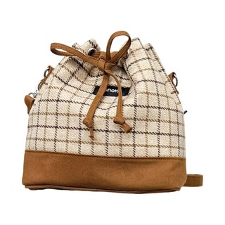 Konoko Bucket Bag (Brown Tweed)