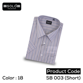 SOLO COLLLECTION SB 003 (Short) Regular Shirt Medium 16