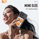Konfulon J-42 (10000mAh Fast Charging 22.5W Built-in Cable/Wireless Power Bank) Orange