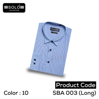 SOLO COLLLECTION SBA 003 (Long) Slim Fit Shirt Extra Large 10