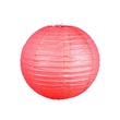 Uncle Gyi Uncle Gyi Round Paper Lantern (Plain) 25cm Red
