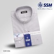 Mandarin Collar Shirt Long Sleeve 2XL (Light Gray) SSM-O-P-S-006