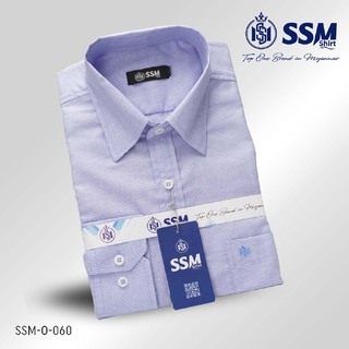 Oxford Shirt Long Sleeve Large (Cyan Blue) SSM-O-P-L-027