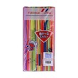 Sinya Flexible Drinking Plastic Straw 80PCS D117