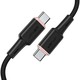 Acefast C2-03 60W Max USB-C To USB-C Zinc Alloy Silicone Charging Data Cable 27070005 Black
