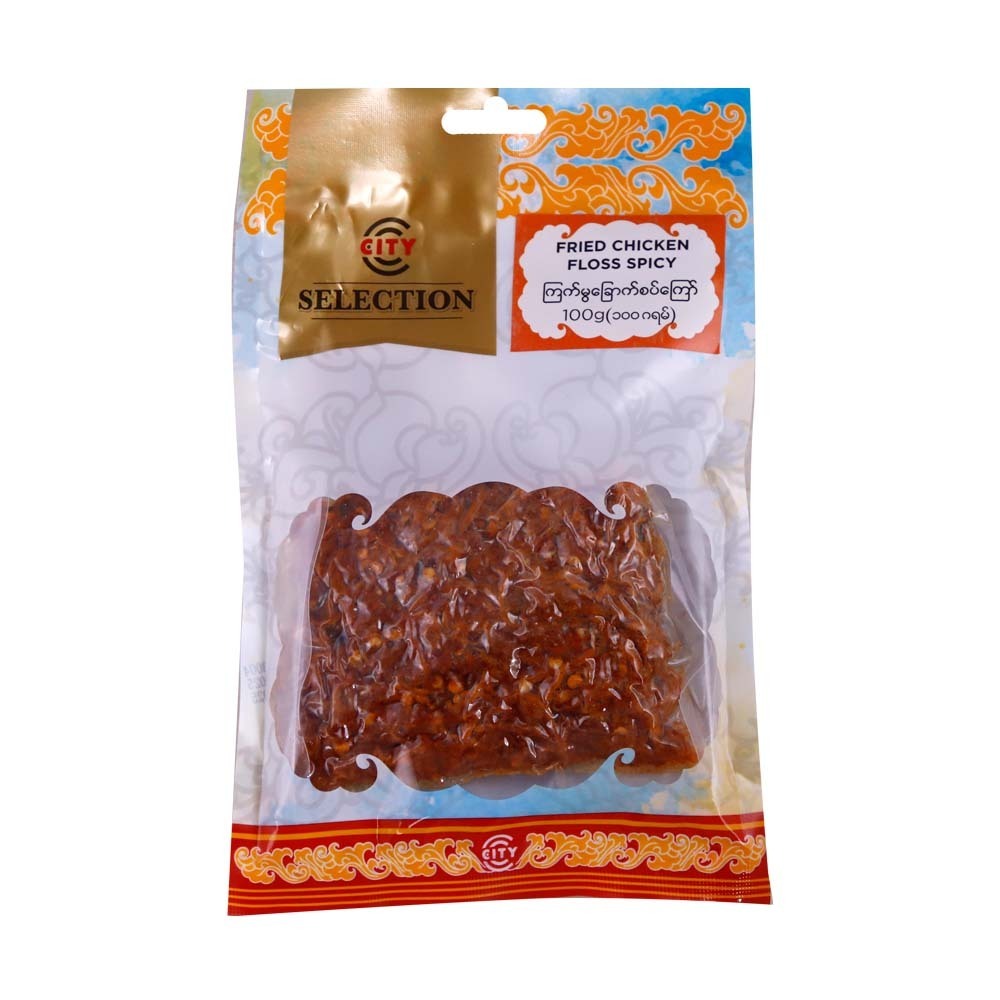 City Selection Fried Chicken Floss Spicy 100G