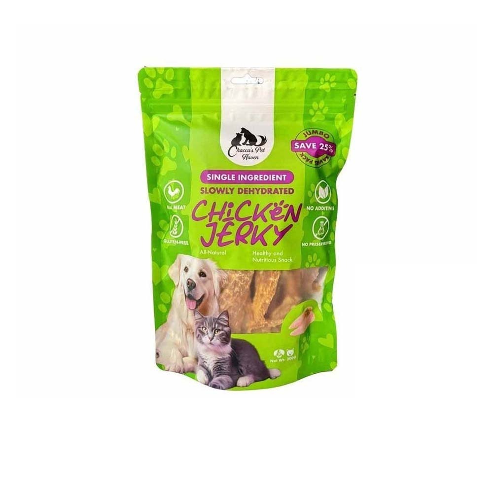 Chacca's Pet Haven Jumbo Chicken Jerky 200gm