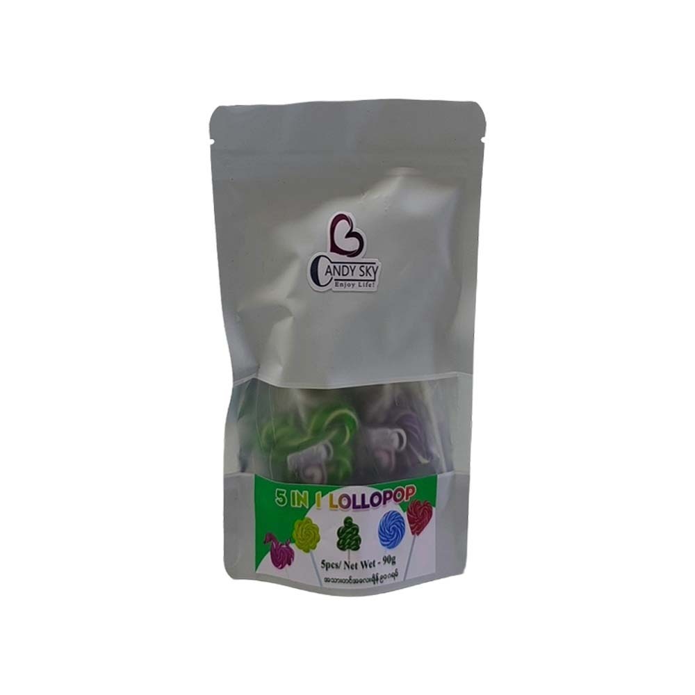 Candy Sky 5 In 1 Lollipop Pack (5PCS)
