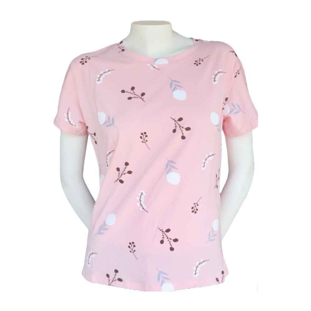 Cottonfield Women Short Sleeve Printed T-shirt C76 (Large)