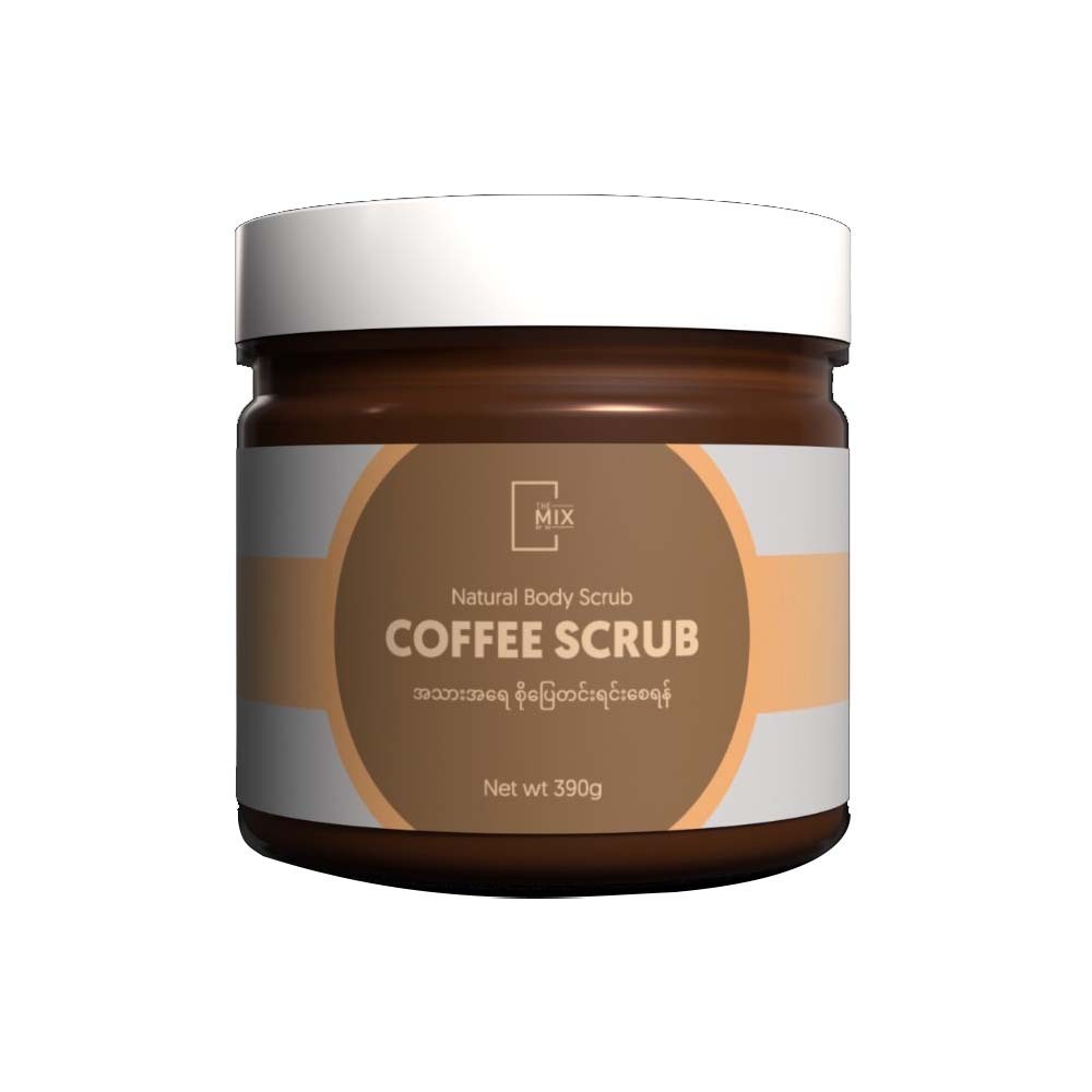 The Mix By Su Body Scrub Coffee with Container 390G