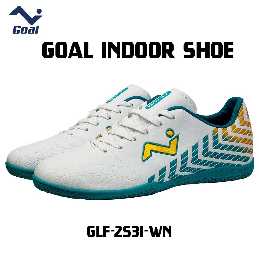 Goal Indoor Shoe White/Goal GLF-2531-WN (No-36)