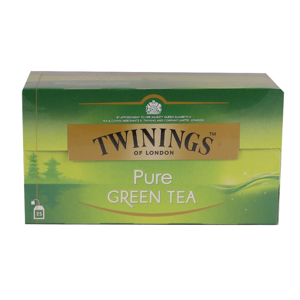 Twinings Pure Green Tea 50G 25PCS