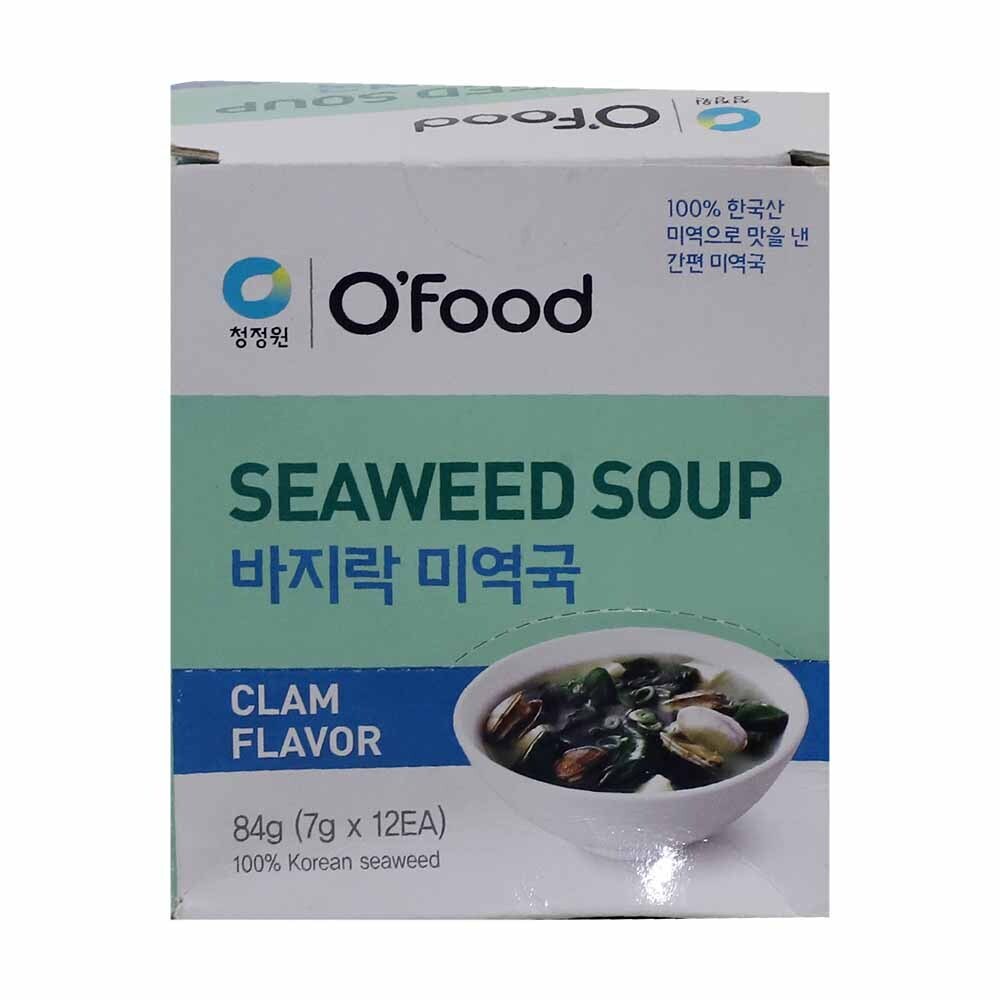 O`Food Seaweed Soup Clam Flavor 84G