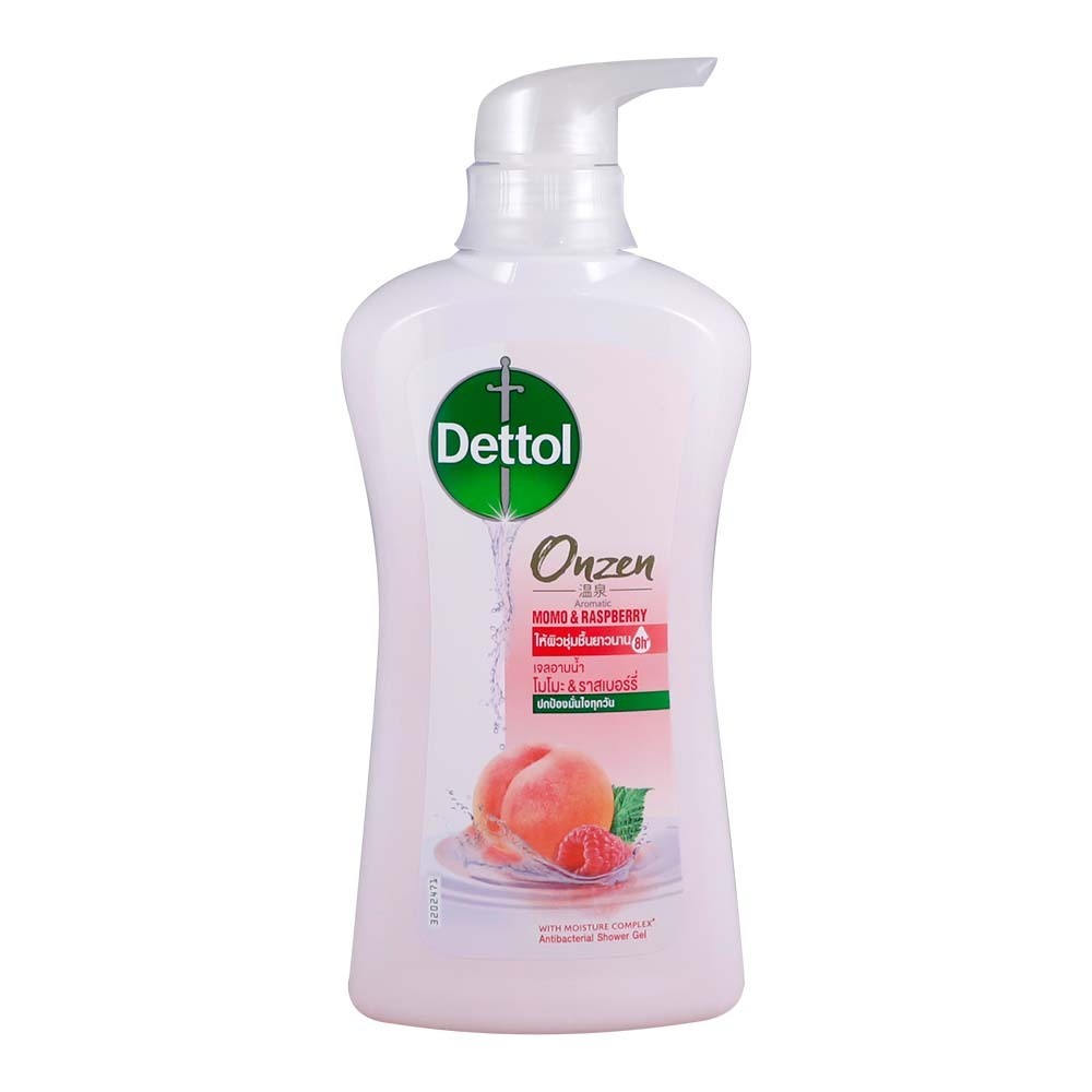 Dettol Onzen Momo & Raspberry Antibacterial Body Shower Gel 450G