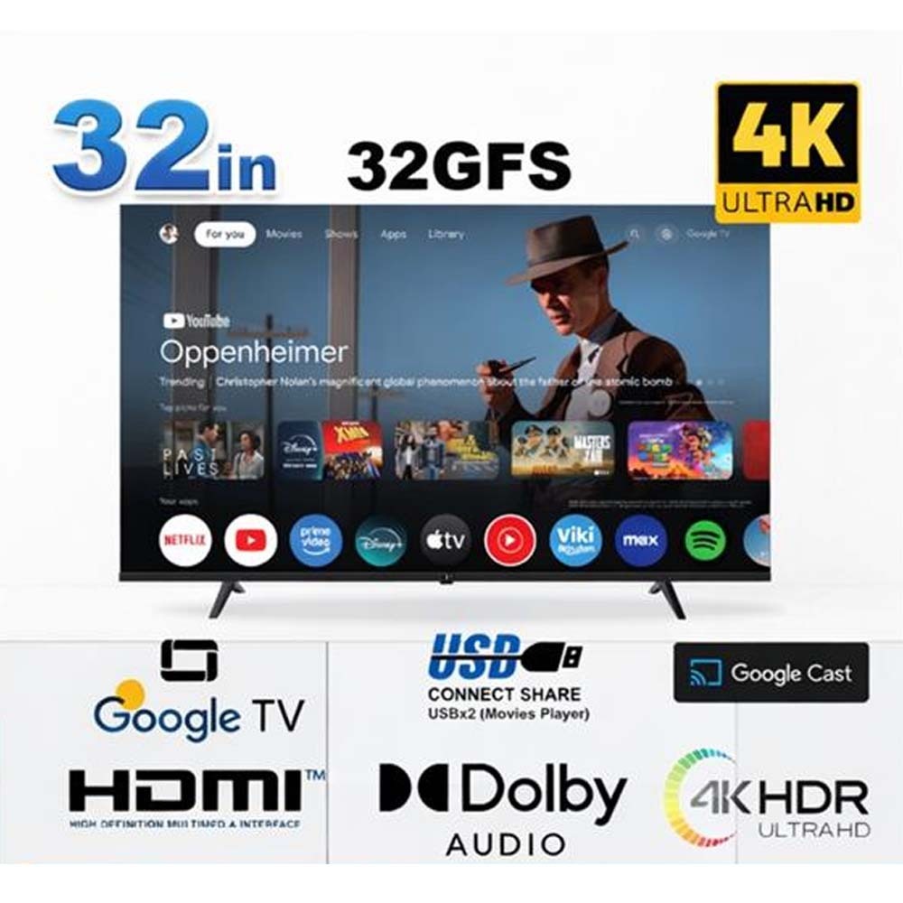 81 Google Smart LED TV 32in ETO-32GFS (Android)