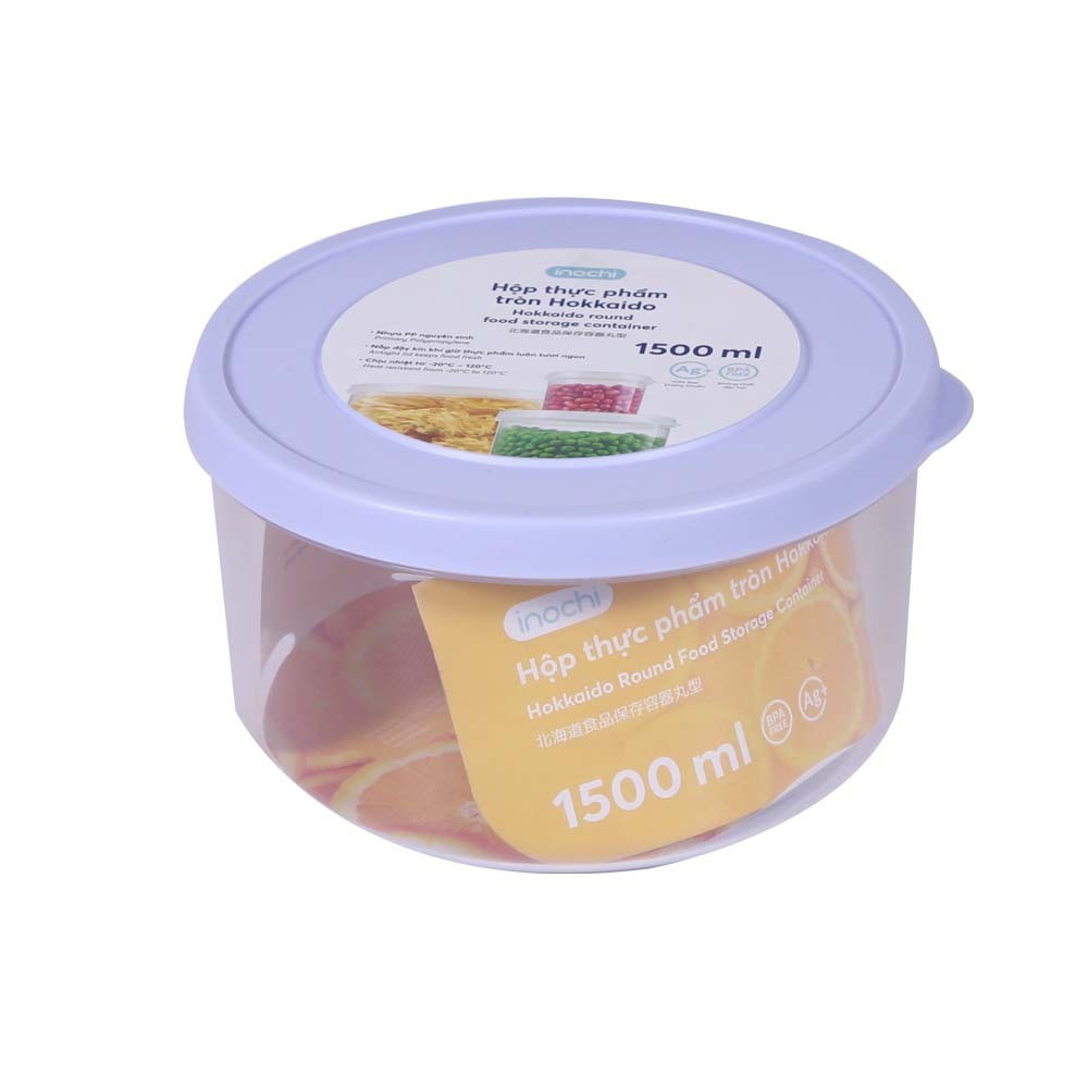 Inochi Round Food Container 1500ML HIN.HOTR.1500
