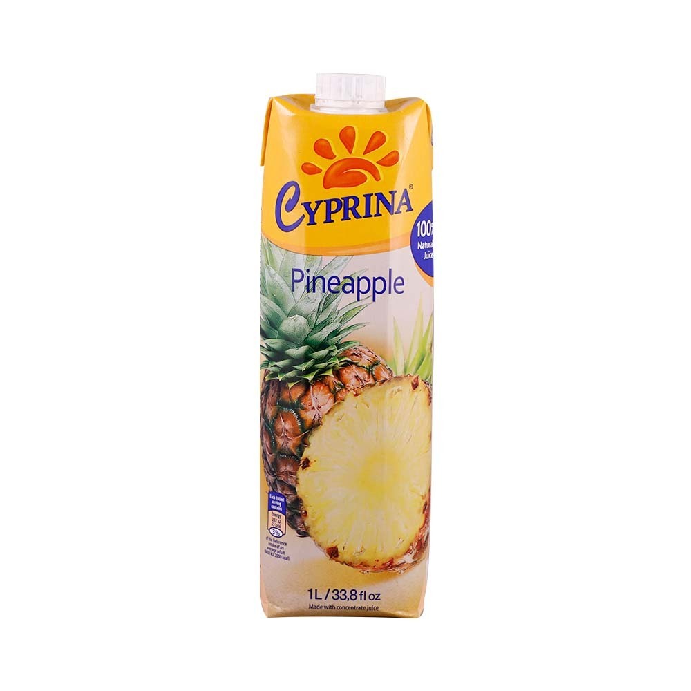 Cyprina 100% Pineapple Fruit Juice 1L