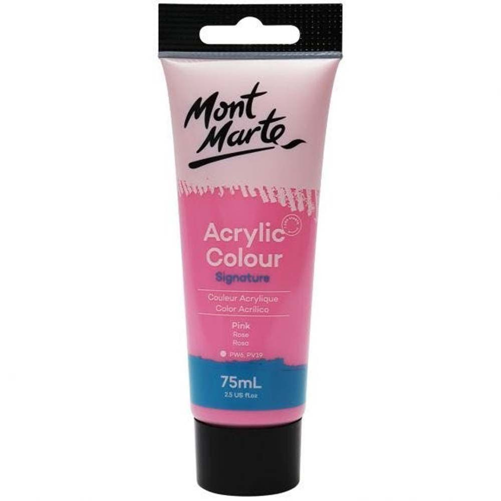 Mont Marte Studio Acrylic Paint 75ML - Pink