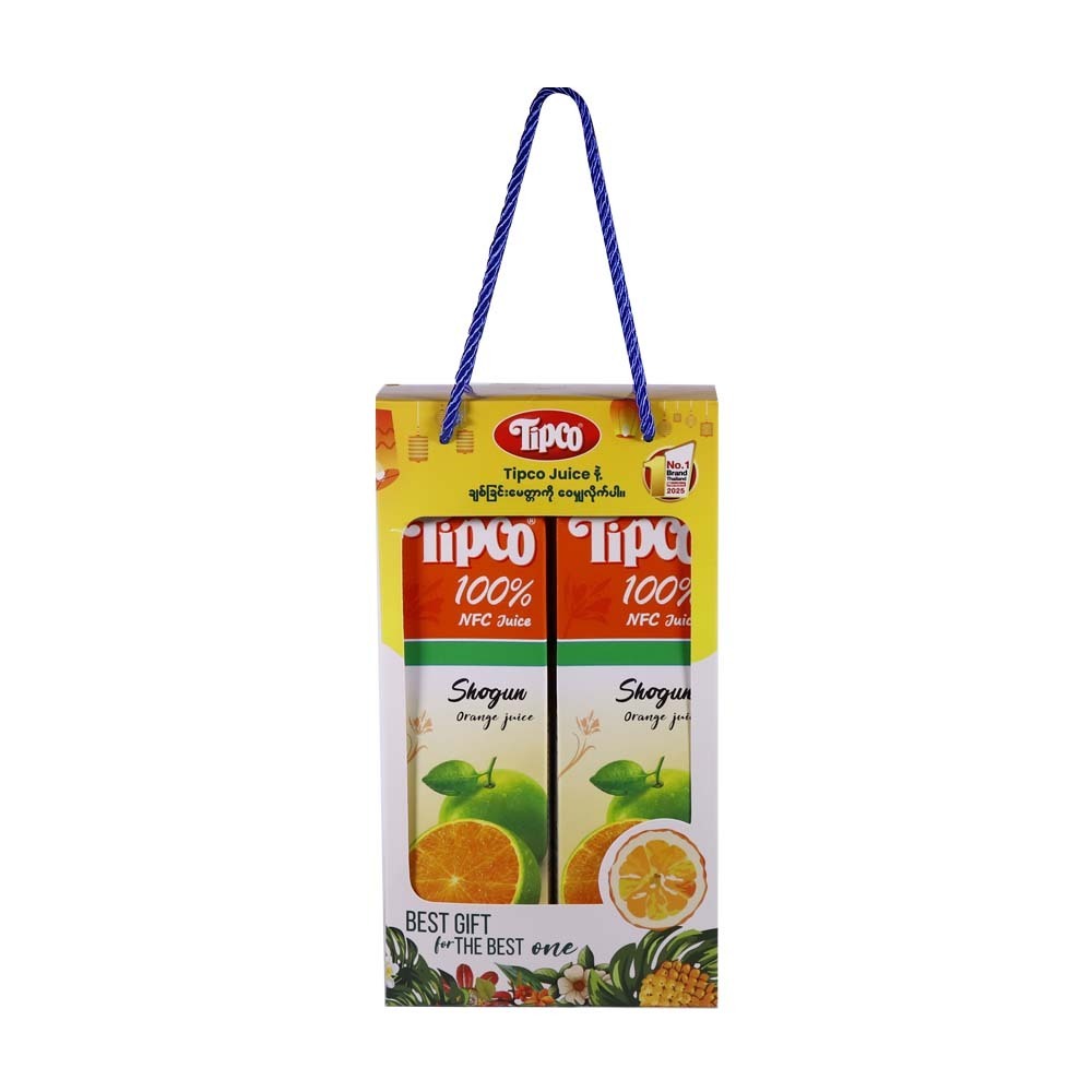 Tipco 100% Fruit Juice Shogun Orange 1L x 2PCS