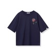 241201003 Bossini Ladies T-Shirt SS 24-1/2 Dark Blue ( XL )