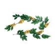 Sdm Padauk Hanging Flower & Leaf 20PCS (Pro)