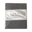 S&J Single Bed Sheet Dark Grey SJ-02-6