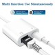 2 in 1 Ethernet Lan Network Adapter with Charge Port PHN0000804