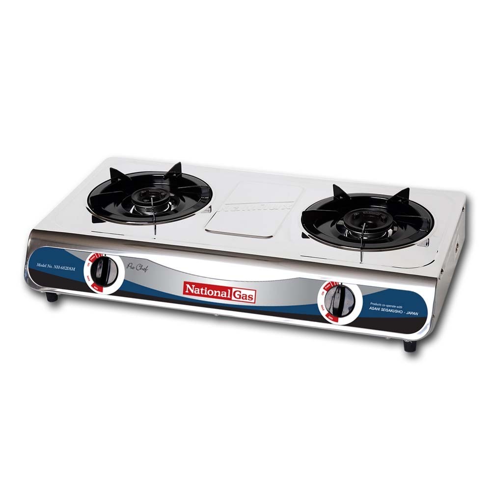 National Gas Double Gas Stove NH 682 DSM