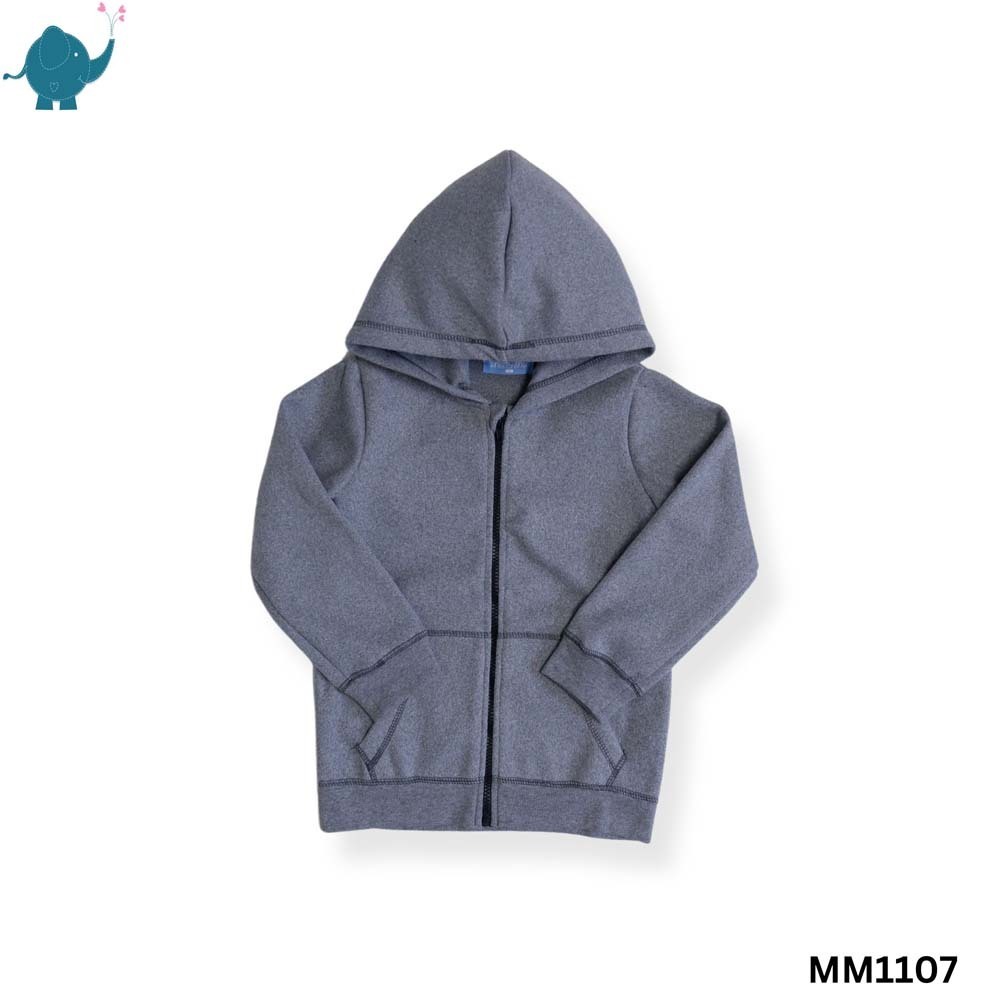 Max & Mia Unisex Hoodie MM1107 Gray XL