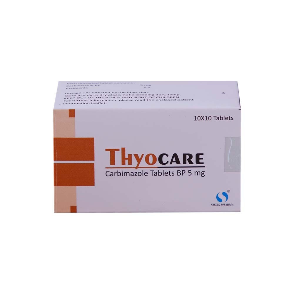 Thyocare Carbimazole 5MG 10PCS