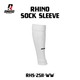 Olympic Rhino Legs Sleeve Socks RHS-2511-WW WHITE (Free Size)