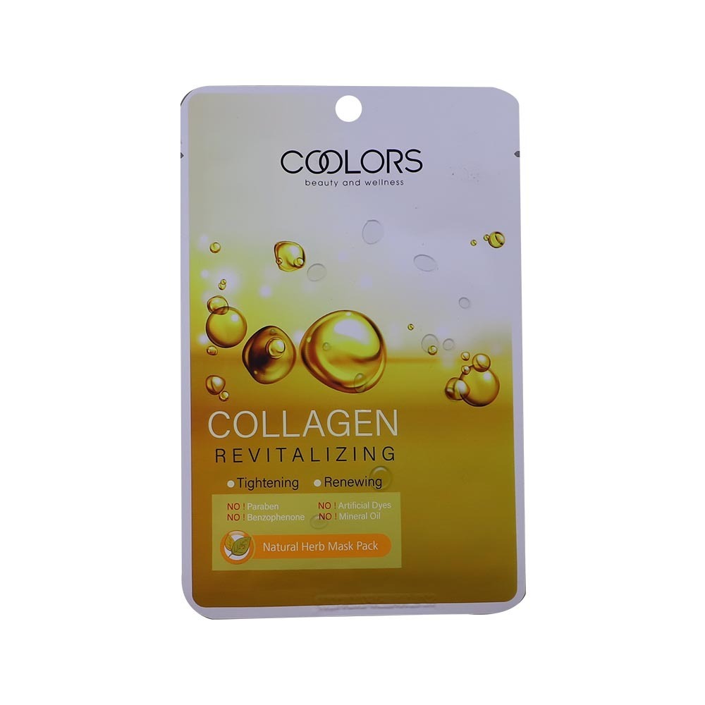Coolors Collagen Revitalizing Natural Herb Face Mask 22ML