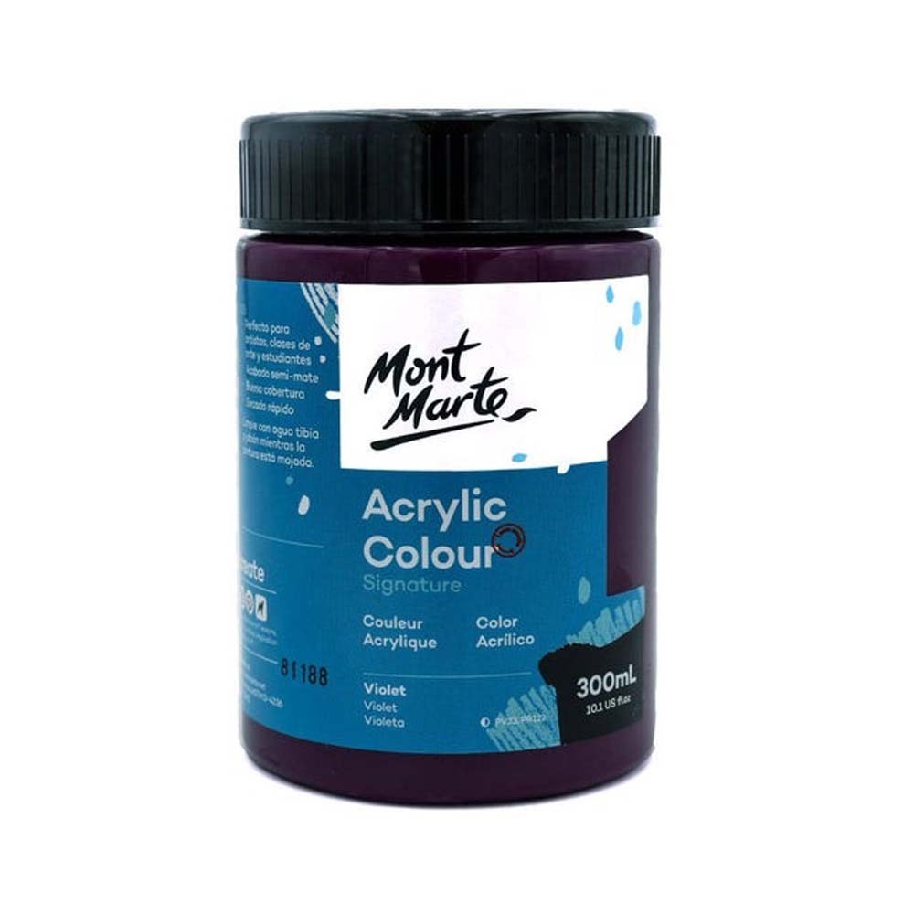 Mont Marte Acrylic Colour 300ML - Violet