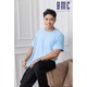 BMC Men T Shirt Short Sleeve 7520075 Sky Blue Large