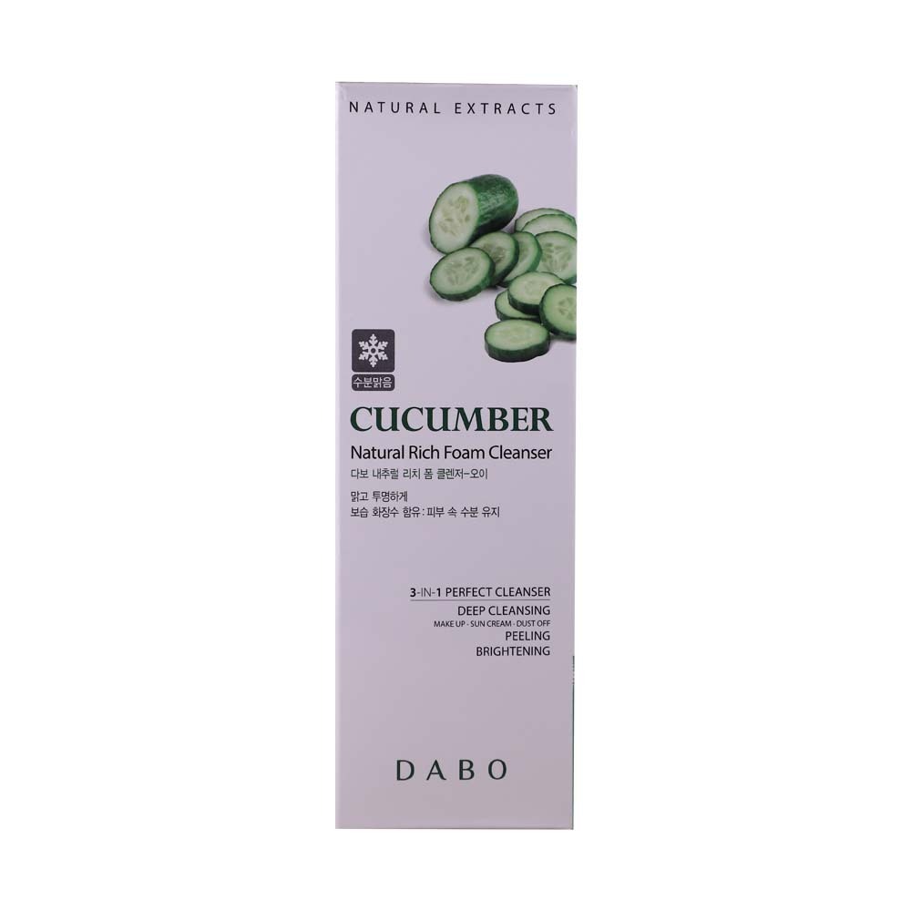 Dabo Foam Cleanser Cucumber Natural Rich 180ML
