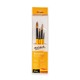 Mont Marte Gallery Series Brush Set Acrylic 4PCS