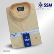 Madarin Collar Shirt Short Sleeve Over (Golden Yellow) SSM-O-P-S-079