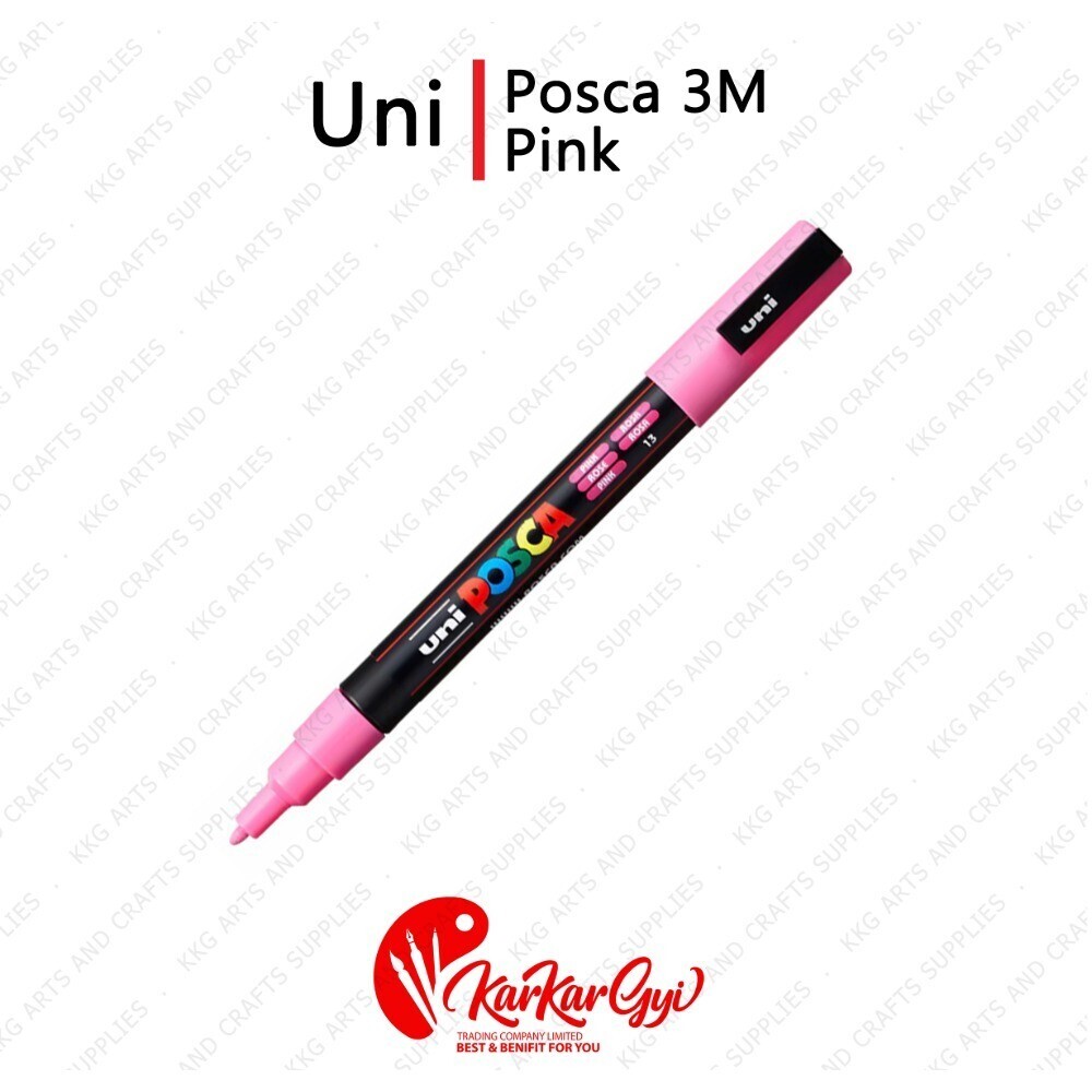 Uni Posca Marker 3M  0.9-1.3mm Pink
