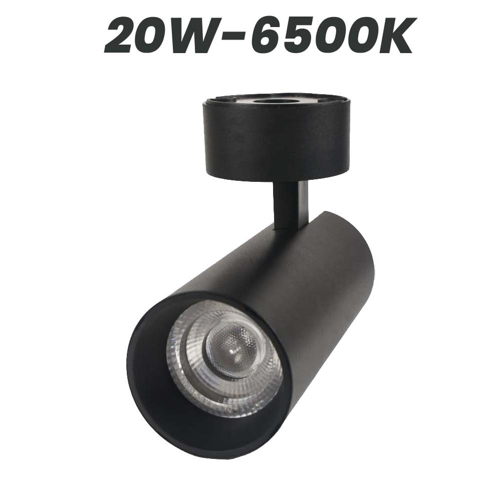 Wellmax Eagle Eye Surface Track Light Black 20W 6500K