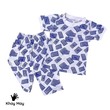 Khay May Cozy Baby Set Blue and White Large