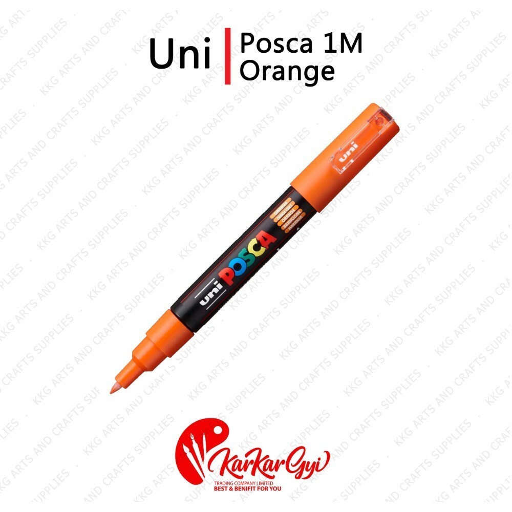 Uni Posca Marker 1M 0.7mm Orange