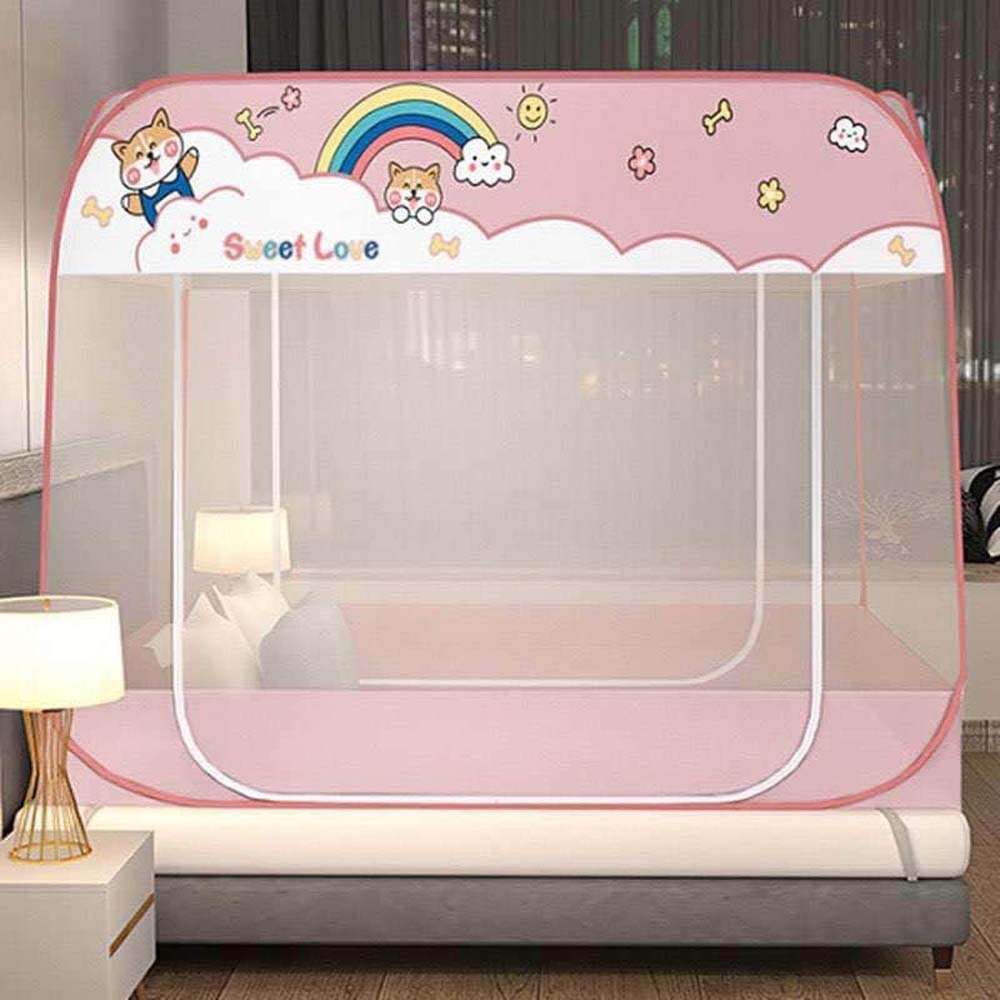 Beauty House Foldable Mosquito Net (Random Design) Pink