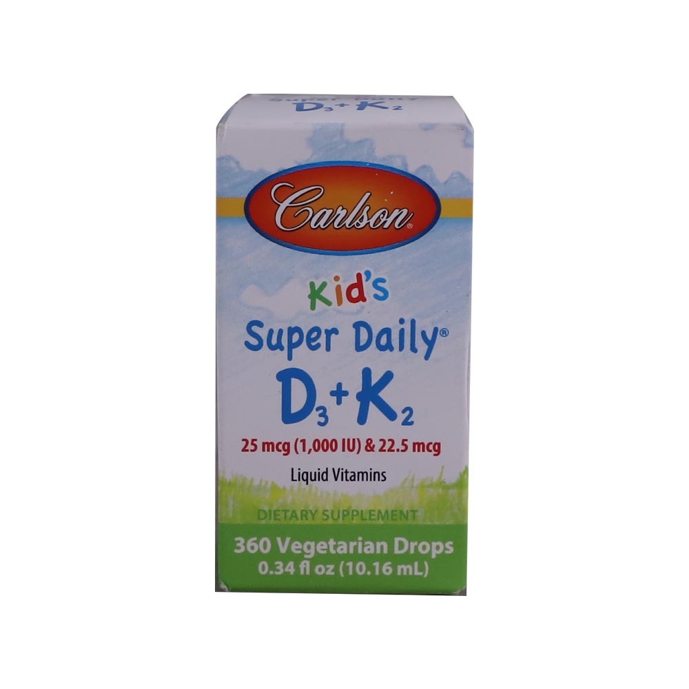 Carlson Kid`S D3 1000LU&K2 22.5MCG Drops 10.16ML