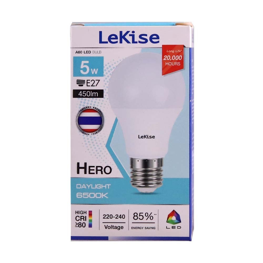 Lekise Hero Led Daylight Bulb 5W E27 A60