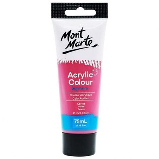 Mont Marte Studio Acrylic Colour Paint 75ML Rose Madder